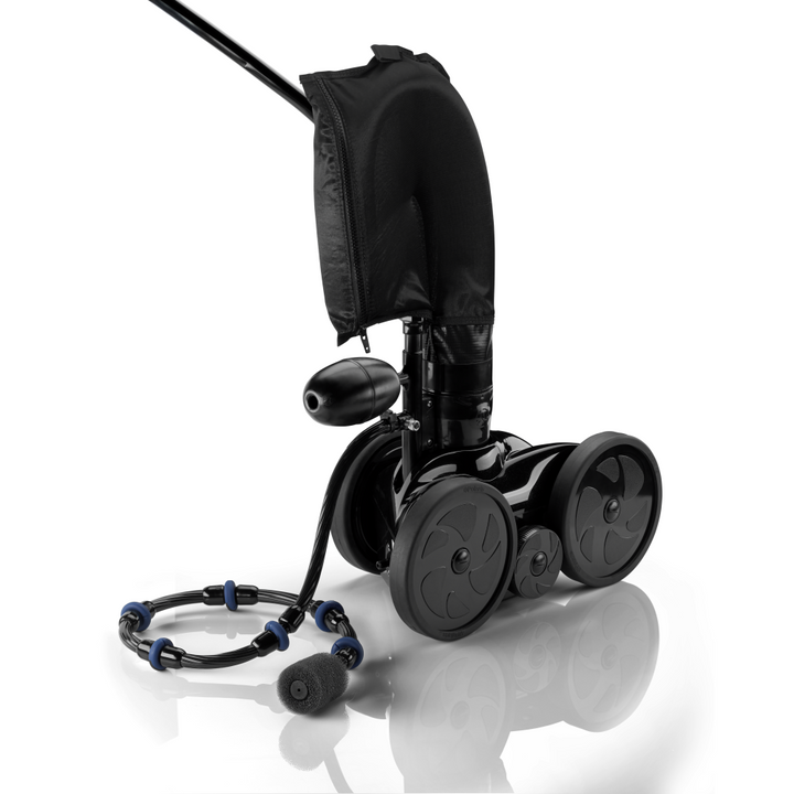 Polaris Vac-Sweep 280 Pressure-Side In-Ground Pool Cleaner, Black Max, 31' Hose, Shaft Drive, Single Chamber Zipper Bag | F5B
