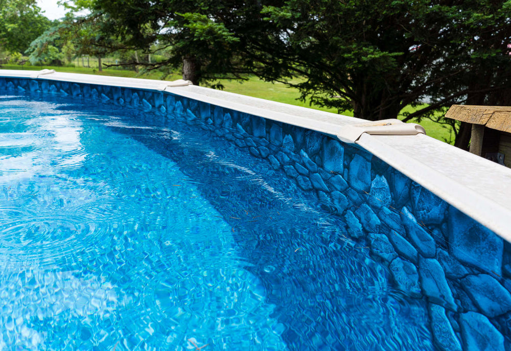 GLI 27' Round Boulder/RiverRock Overlap A/G Liner 48-52" Wall | 05-0027RD-BLD-OL-4852