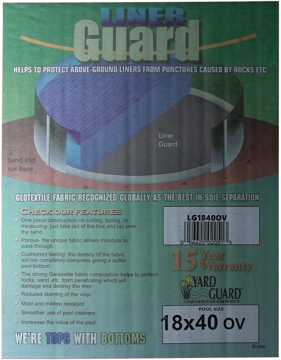 HPI Yard Guard 18' x 40' Oval Premium Floor Padding | LG1840OV