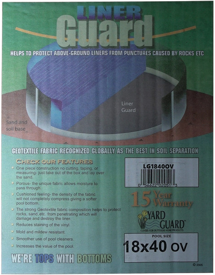 HPI Yard Guard 18' x 40' Oval Premium Floor Padding | LG1840OV
