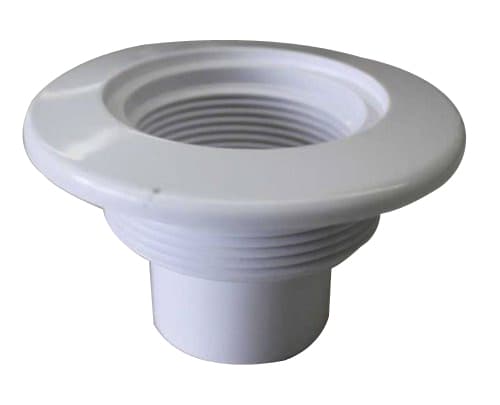 Hayward Receptacles Vacuum Insider Fitting, 1-1/2" FIP x 1-1/2" Slip, White, Concrete | SP1022INS