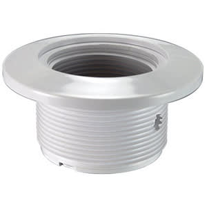 Hayward Receptacles Vacuum Fittings, 1-1/2" FIP x 2" MIP, White, Concrete |SP1022
