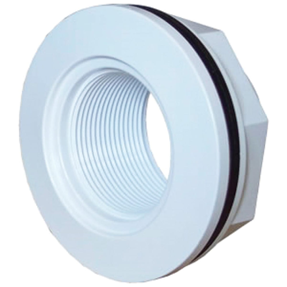 Hayward Inlet Return Wall Fitting, 1-1/2" Socket, White, Fiberglass |SP1023