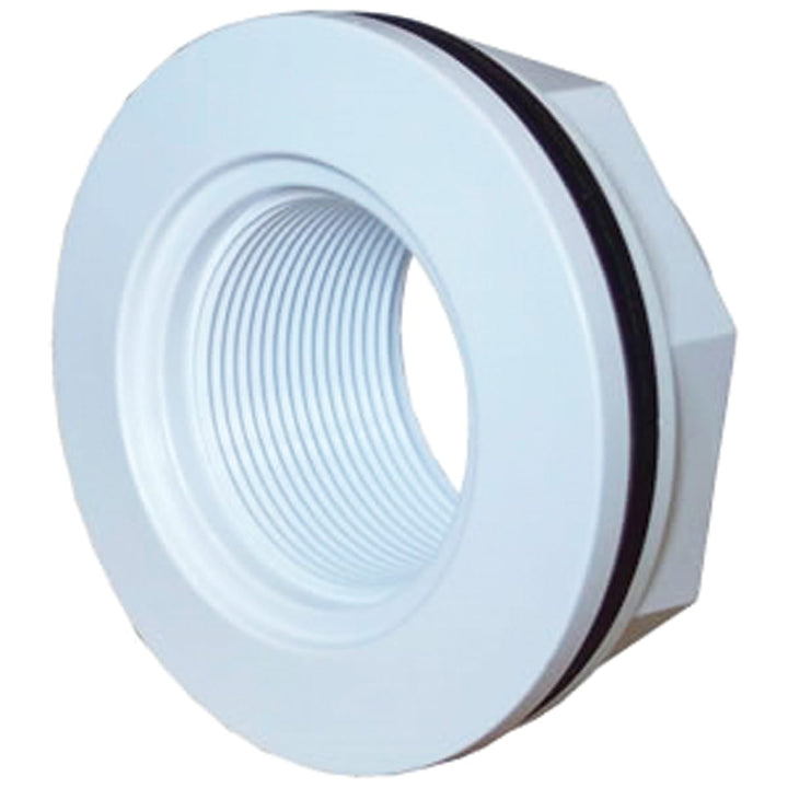 Hayward Inlet Return Wall Fitting, 1-1/2" Socket, White, Fiberglass |SP1023