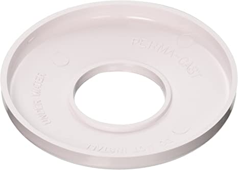 Hayward Round Escutcheon Plate, Plastic, White | SP1041