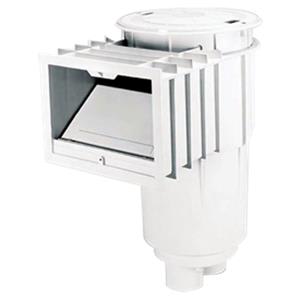 Hayward Skim Master Skimmer, 2" S x 2-1/2" SP, Round Lid, White, Concrete | SP1072S2