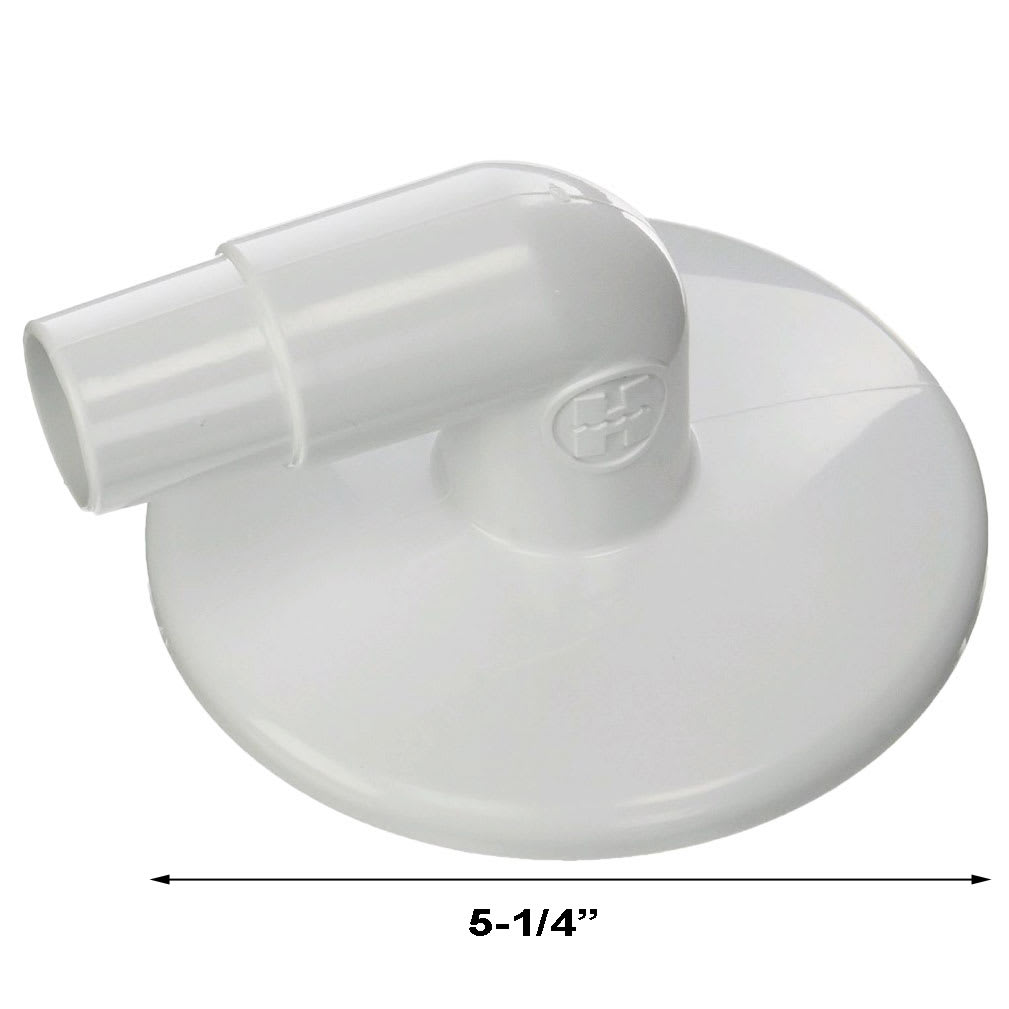 Hayward 5-1/2" Skimmer Vac Plate with 1 ¼” x 1 ½” Combo Hose Elbow | SP1094D