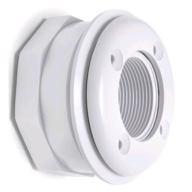 Hayward Inlet Return Fittings, 1-1/2" FIP, White, Vinyl | SP1408