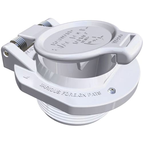 Hayward Hydrostream Eyeball Inlet Fitting, 1-1/2" MIP, 1/2" Eye Opening, White | SP1419C