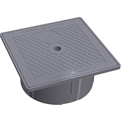 Hayward Skimmer Square Collar &amp; Cover Assembly, Dark Gray | SPX1082EFDGR