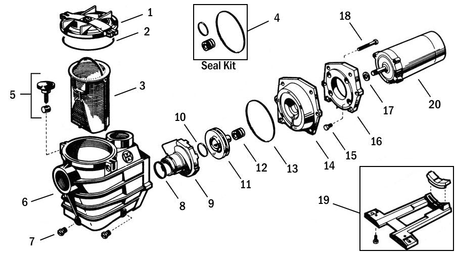 Hayward Super II Pump Basket | SPX3000M