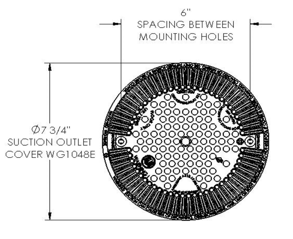 Hayward Anti-Vortex Drain Cover | WGX1048E