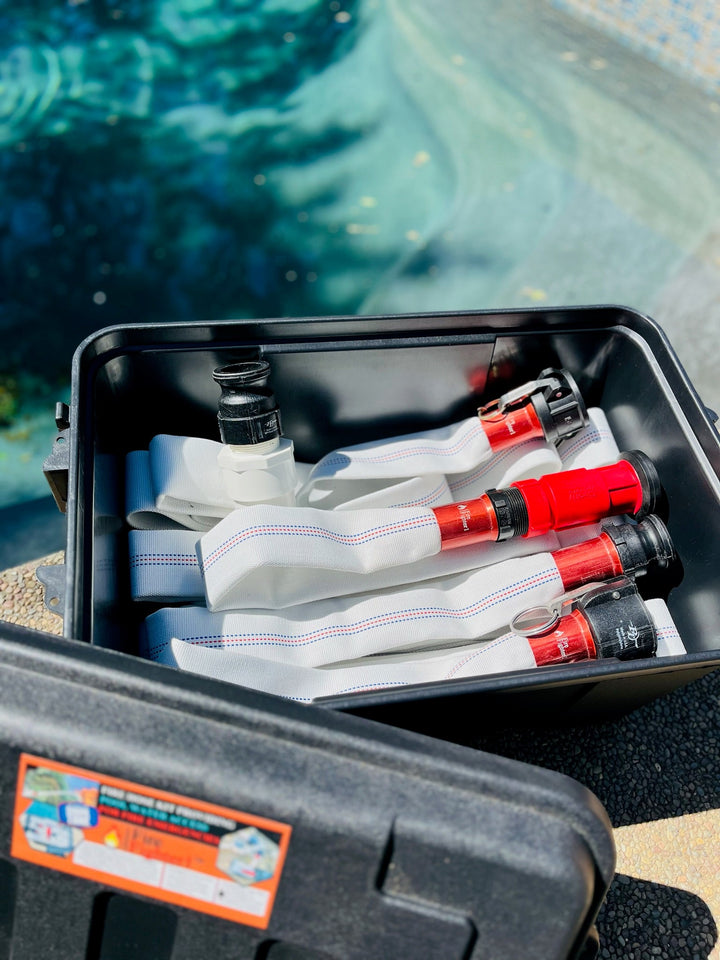 100ft FireFighter1™ Fire Hose - 50ft Primary Hose w/ 50ft Extension