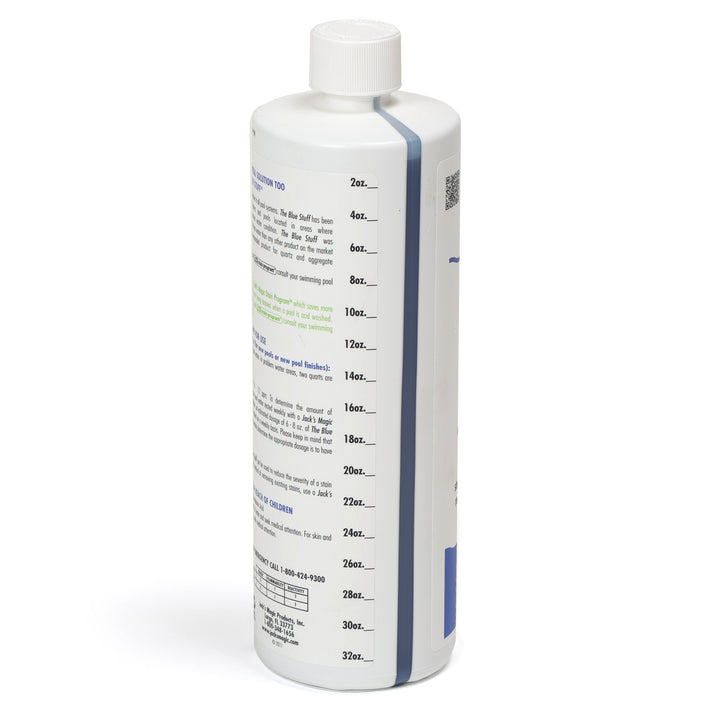 Jacks Magic Blue Stuff Pool Stain Remover, 32 oz | JMBLUE032