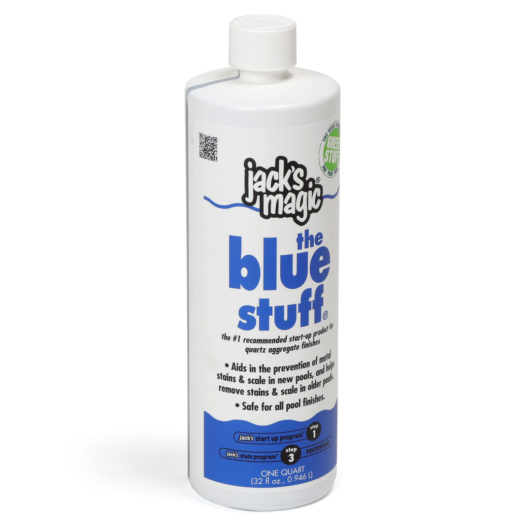 Jacks Magic Blue Stuff Pool Stain Remover, 32 oz | JMBLUE032