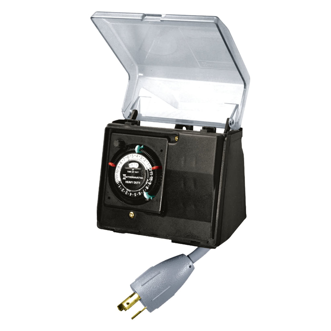 Intermatic Heavy Duty Weatherproof A/G Pool Pump Timer w/ Built-In Enclosure | P1131