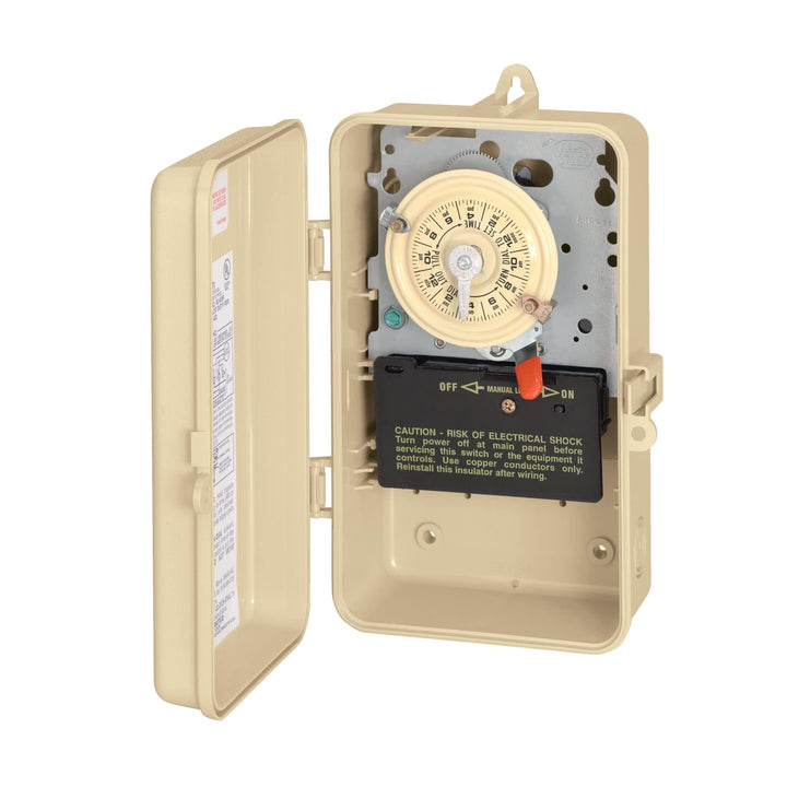 Intermatic 24-Hour 120V Mechanical Time Switch, Spst, Type 3R Plastic Enclosure | T101P3