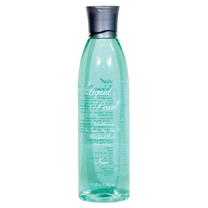 8oz Liquid Pearl Aromatherapy by Insparation Inc in a clear tall bottle with teal liquid and black flip-top cap