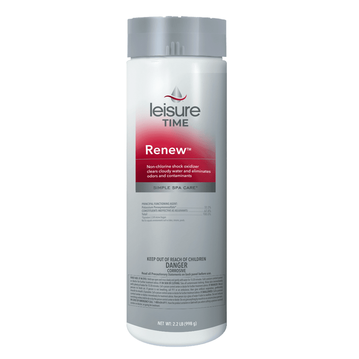 Leisure Time Spa Renew Non-Chlorine Shock, 2.2 lb Bottle | RENU2