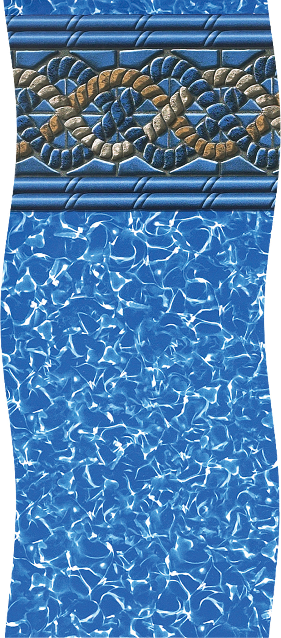 Swimline Round Mystri Gold UniBead/Hung Above Ground Pool Liner for 52-54" Pools