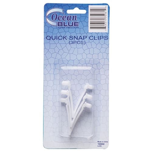 Ocean Blue 3-Piece Quick Snap Clips | 199002