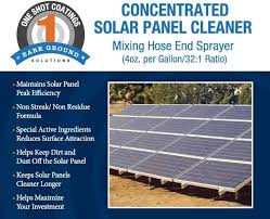 One Shot Solar Panel Cleaner Concentrate, 1 Gallon | 1S-SPC