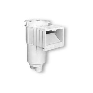 Pentair U-3 Skimmer White w/ White Lid & Frame, 2" Slip with 1-1/2" Slip Reducers, Includes Basket w/o Float |08650-4404