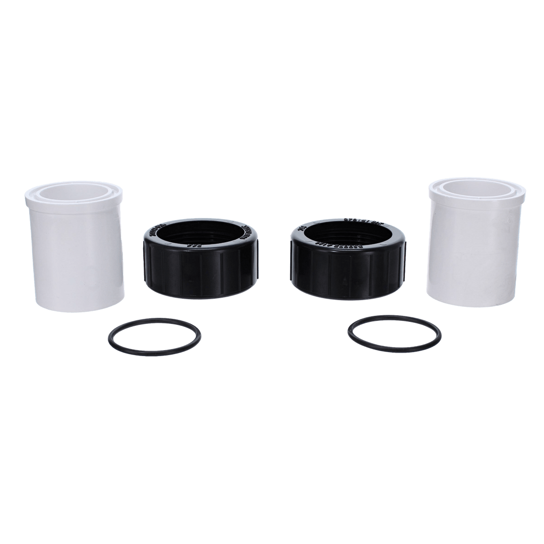 Pentair SuperFlo SuperMax 1.5" Union Kit, Black | 351157