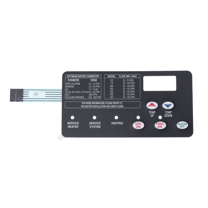 Pentair Membrane Pad (NA, LP Series) | MasterTemp &amp; Max-E-Therm Heaters | 472610Z