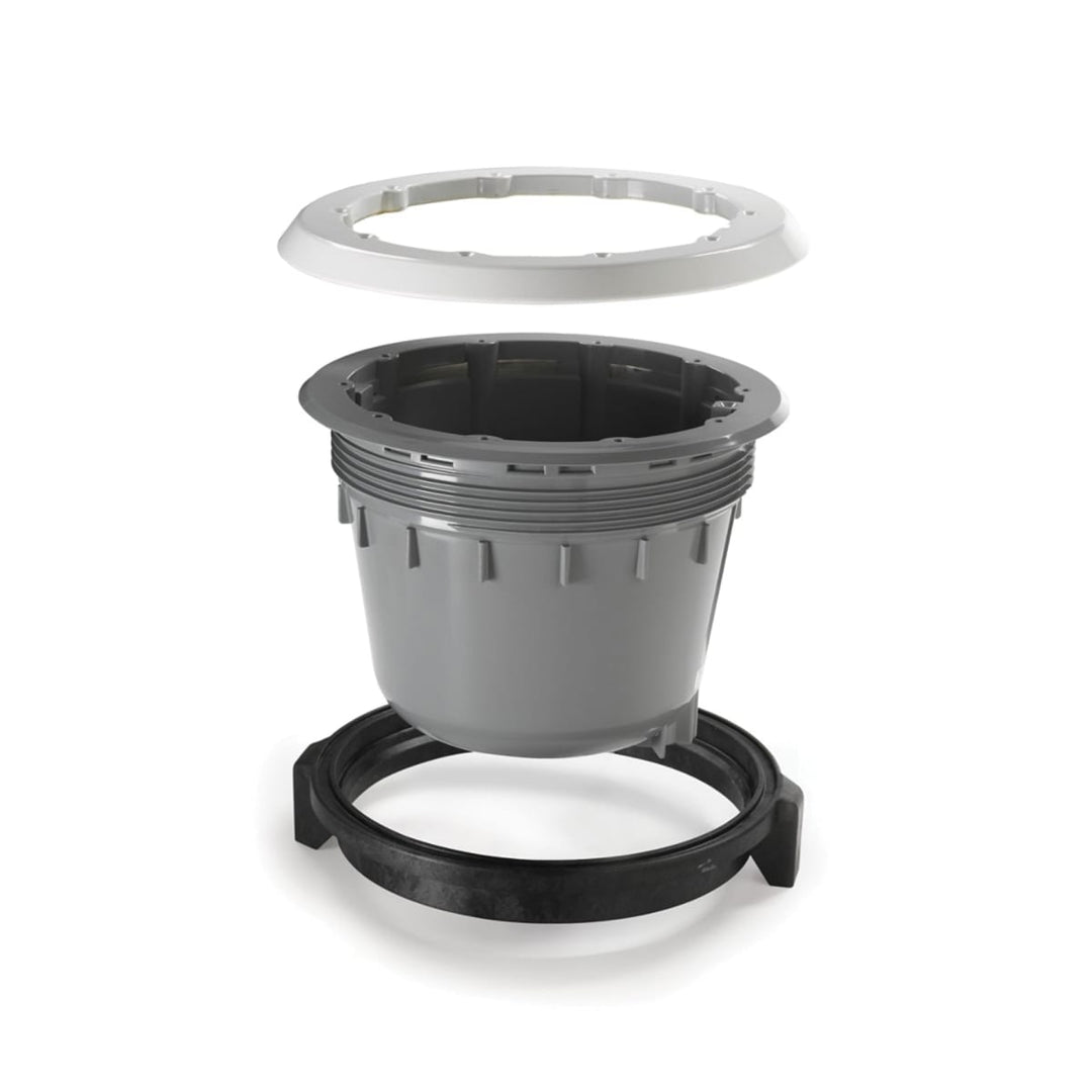 Pentair Gunite/Concrete Niche for GloBrite (includes white, blue, black, gray and tan rings) | 620040
