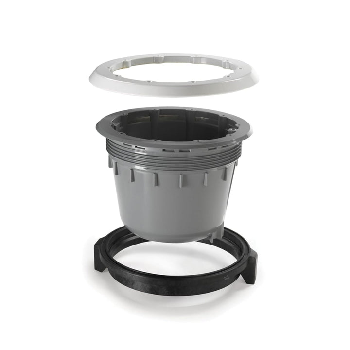 Pentair Gunite/Concrete Niche for GloBrite (includes white, blue, black, gray and tan rings) | 620040