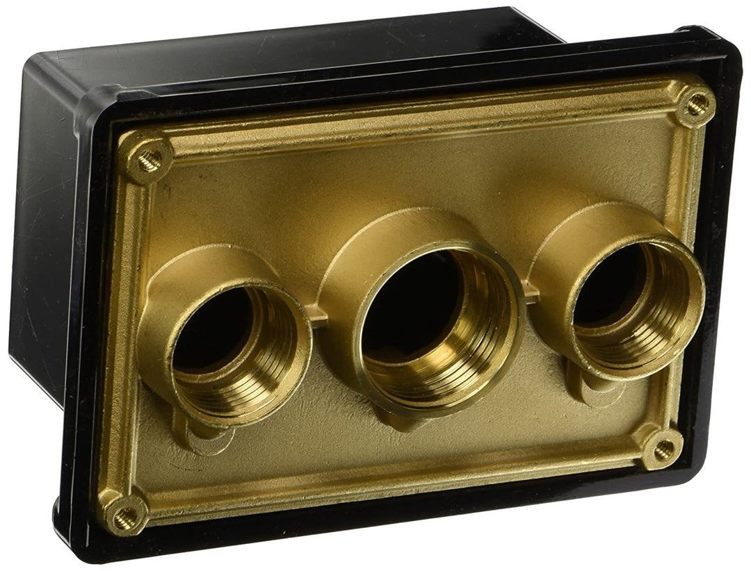 Pentair Junction Box Brass Base w/ Polycarbonate Cover - 3/4 in. x 1 in. x 3/4 in. ports | 78310700