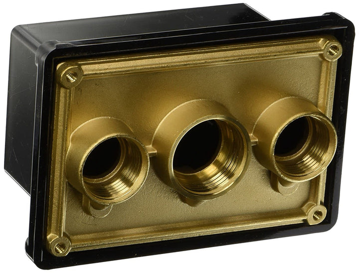 Pentair Junction Box Brass Base w/ Polycarbonate Cover - 3/4 in. x 1 in. x 3/4 in. ports | 78310700