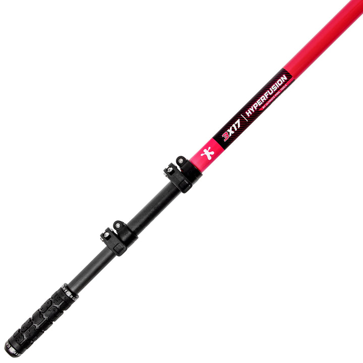 HyperFusion Carbon Fiber Multi-Colored Swimming Pool Pole with High Impact Resistance from 7 to 30 feet