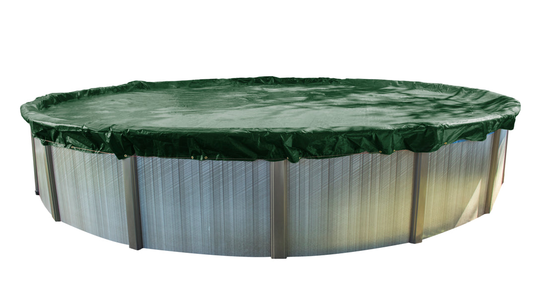 Swimline RipStopper Oval Above Ground Winter Pool Cover, Green/Black, Various Sizes