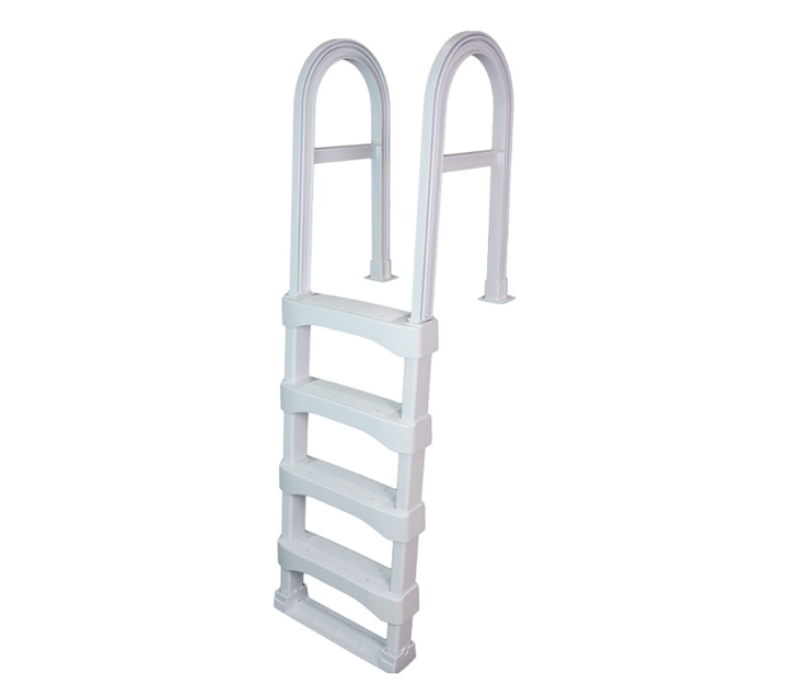 VWC SLD Taupe Ladder, Fits Up to 60" Deck Heights w/ Plastic Handrails | SLD-T