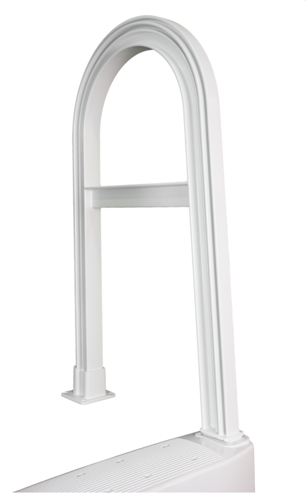 VWC SLD Taupe Ladder, Fits Up to 60" Deck Heights w/ Plastic Handrails | SLD-T