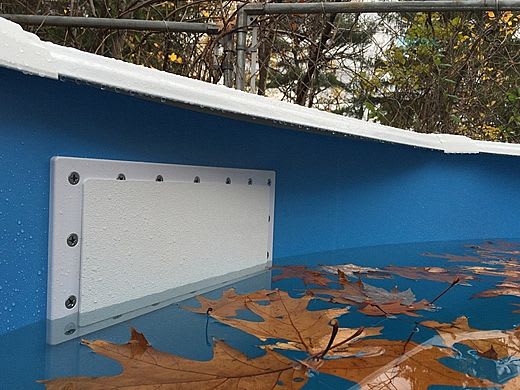 Simpool Standard Skimmer Plug for Lomart Skimmer, Include Vac Port Plug, Square, Aboveground | AGSD-LM