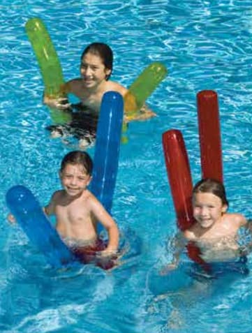 Swimline 72" Doodles Inflatable Pool Noodles, 6/Pack | 9008