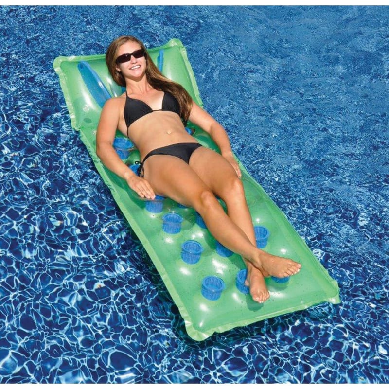 Swimline 76" Inflatable Pool Mattress, 18 Pocket | 9035