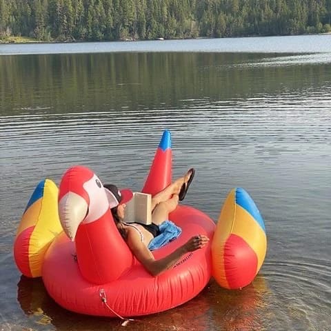 Swimline Giant Parrot Ride-On Pool Float | 90629