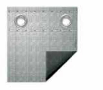 Swimline Super Deluxe 16' x 24' Rectangle In Ground Winter Pool Cover, 5' Overlap, Silver/Black, 15 Year Warranty | CO142129R