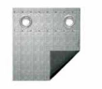 Swimline Super Deluxe 25' x 45' Rectangle In Ground Winter Pool Cover, 5' Overlap, Silver/Black, 15 Year Warranty | CO143050R