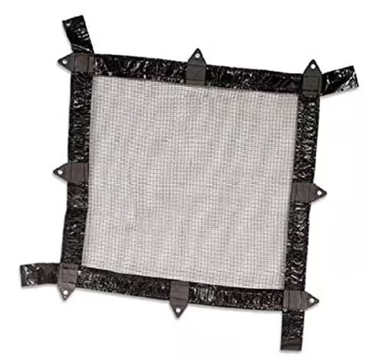 Swimline Leaf Net 20' x 40' Rectangle In Ground Pool Cover, 4' Overlap, Black, 8 Year Warranty | CO92040R