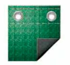 Swimline RipStopper 16' x 25' Oval Above Ground Winter Pool Cover, 4' Overlap, Green/Black, 15 Year Warranty | RIG1625