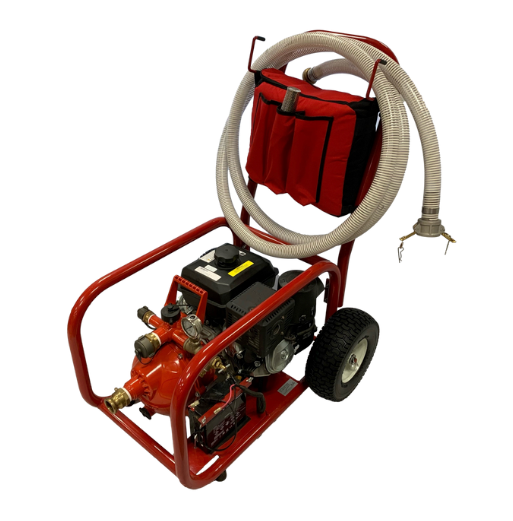 14hp Home Firefighting Cart System 100' of 1.5" Hose 90 gpm