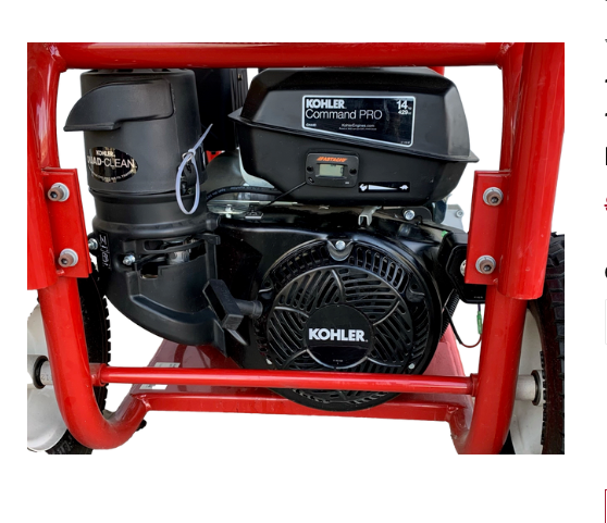 14hp Home Firefighting Cart System 100' of 1.5" Hose 90 gpm