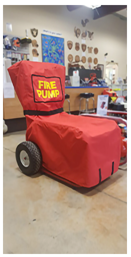 14hp Home Firefighting Cart System 100' of 1.5" Hose 90 gpm