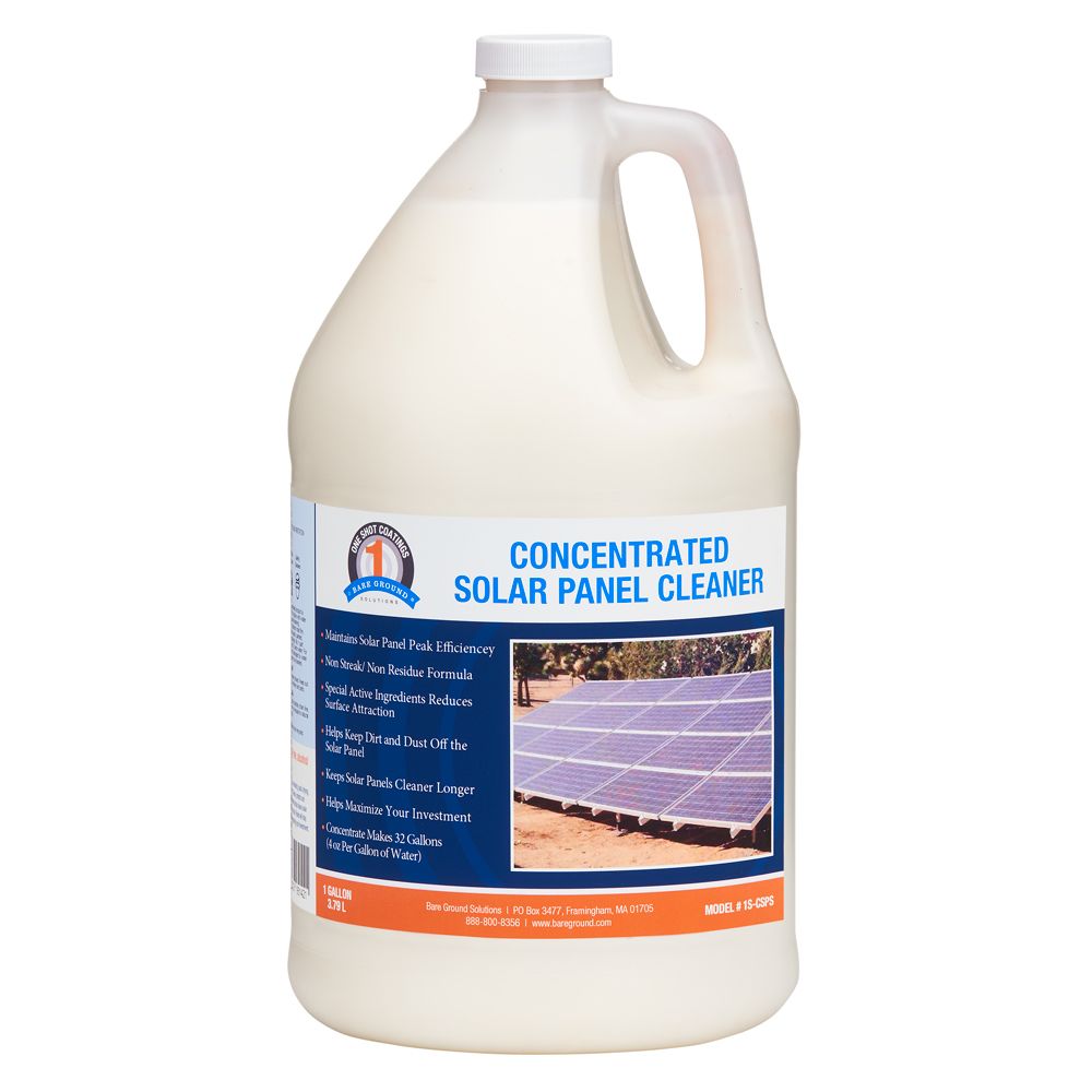 One Shot Solar Panel Cleaner Concentrate, 1 Gallon | 1S-SPC