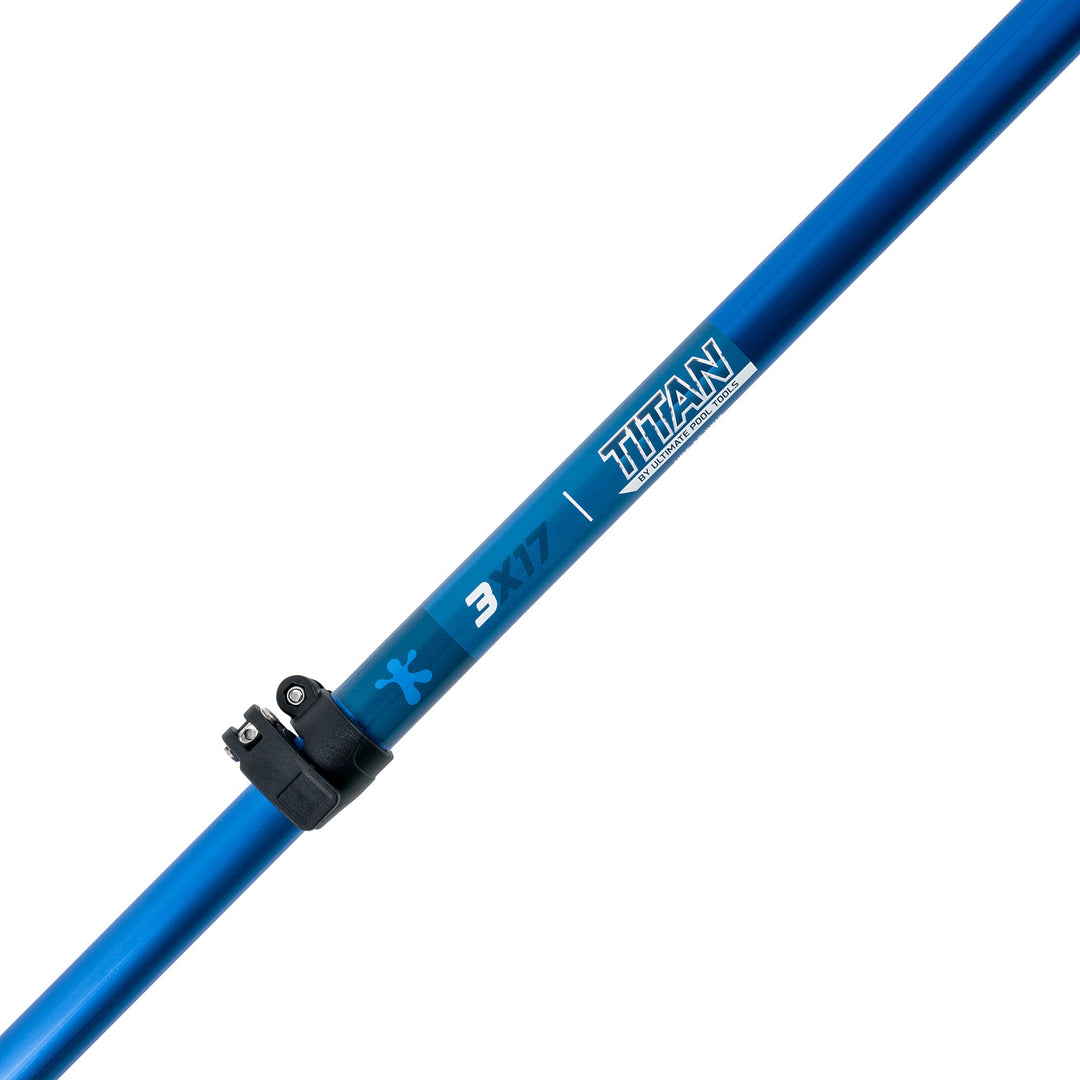 Ultimate Pool Tools Titan Pole 17 ft Aluminum/Titanium – Poolaroo Ultimate Pool Tools Titan Pole 17 ft Aluminum/Titanium – Poolaroo